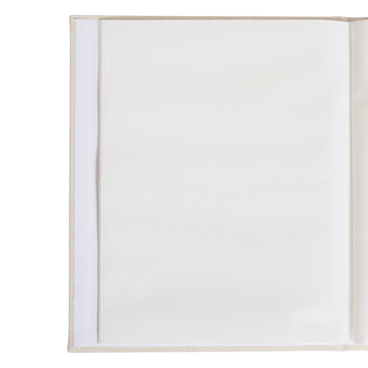 Lot de 3 albums photo "Nyero" 20x24.5 cm, Beige linen Linen beige