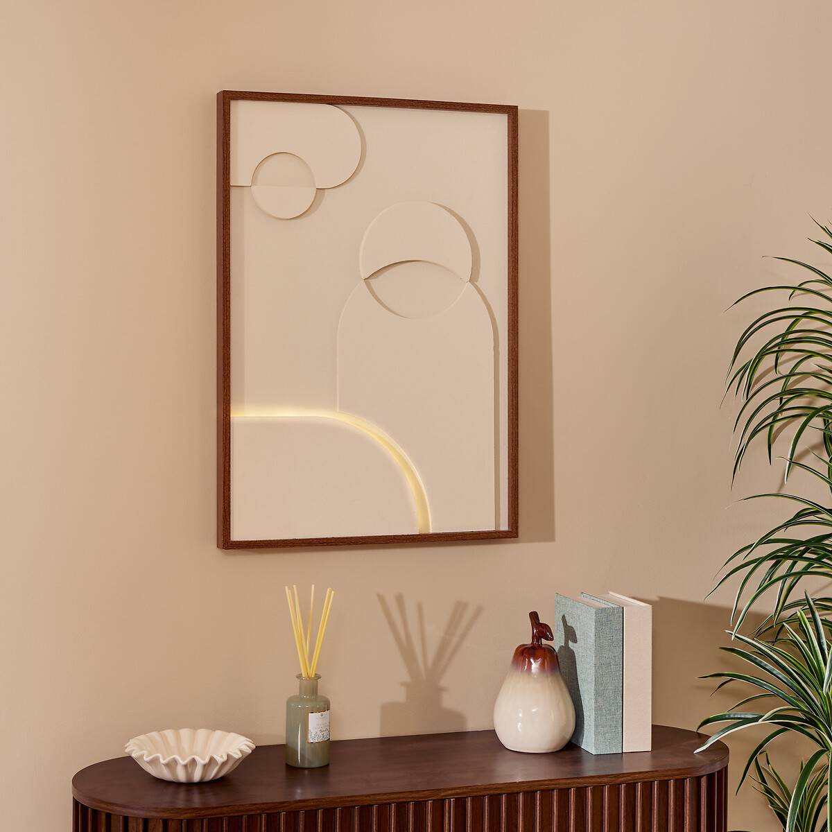 3D Fabric "Melio " 48x68 cm, White White