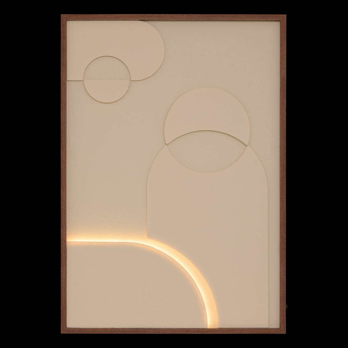 3D Fabric "Melio " 48x68 cm, White White