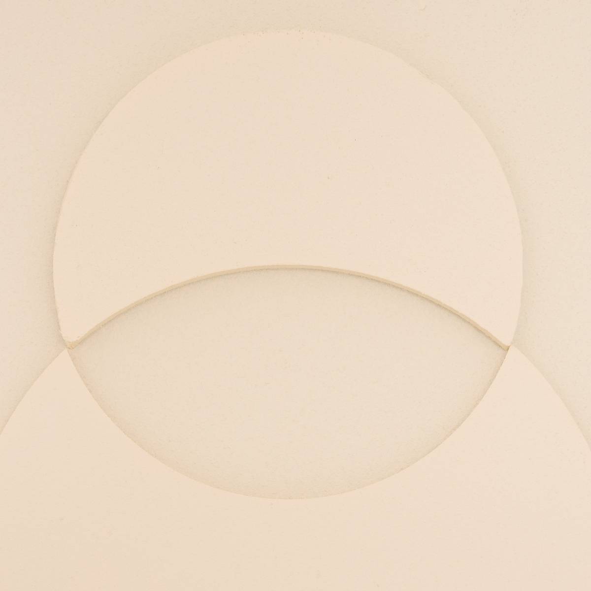 3D Fabric "Melio " 48x68 cm, White White