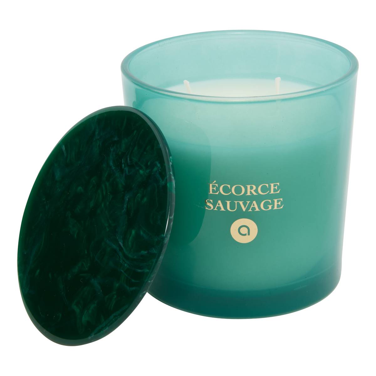 Round scented candle "Liana" Wild Bark, 315g écorce sauvage