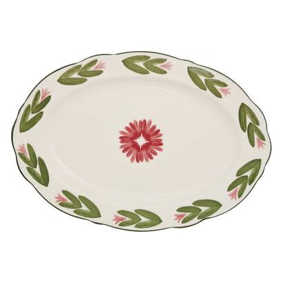 Serving platter "mona" porcelain, 33x21 cm