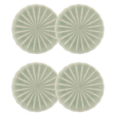 Set of 4 bread plates "romy" stoneware, d.15,3 cm
