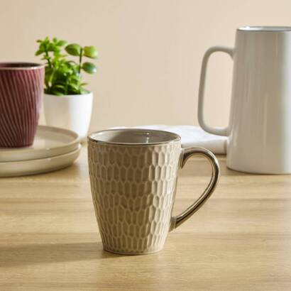 Mug "ella" 350 ml, earthenware, beige
