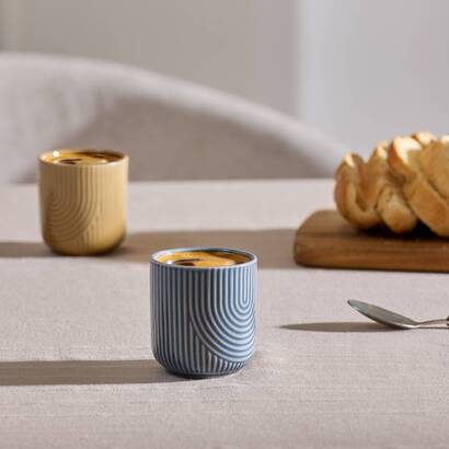 Mug "lya" 100 ml, earthenware, blue