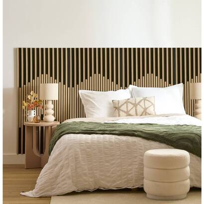 Decorative wall panel "sylva" beige