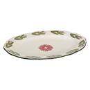 Serving platter "Mona" Porcelain, 33x21 cm Green
