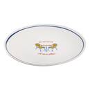 Set of 6 dessert plates "Fra" Porcelain, D.19 cm Model A