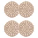 Set of 4 bread plates "Romy" Stoneware, D.15,3 cm Pink