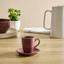 Mug Gift Set "Ella" 90 ml, Earthenware, Garnet red Garnet red