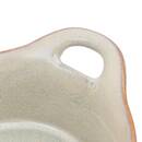 Round baking dish "Unknown Land" Stoneware, 16x12 cm, Green Green