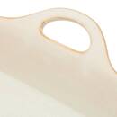 Rectangular baking dish "Unknown Land" Stoneware, 28,8x18,5 cm, Beige Beige
