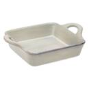 Square baking dish "Unknown Land" Stoneware, 24.5x18.5 cm, Green Green