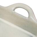 Square baking dish "Unknown Land" Stoneware, 24.5x18.5 cm, Green Green
