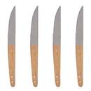 Set of 4 steak knives "Elegance" Brown Brown