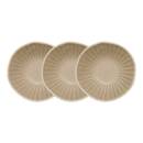 Presentation plate "Nyero" Earthenware, Ø32 cm Beige