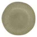 Presentation plate "Nyero" Earthenware, Ø32 cm Green