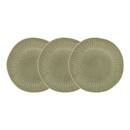 Presentation plate "Nyero" Earthenware, Ø32 cm Green