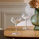 Set of 6 "Neva" cocktail glasses 300 ml, Crystal Clear, Transparent Transparent