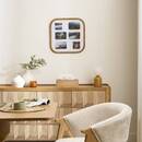 Babette Multi Photo Frame 6 photos, Glass, Brown Brown