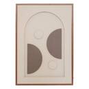 3D Canvas "Tiara" 48x68 cm, White White
