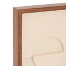 3D Fabric "Melio " 48x68 cm, White White