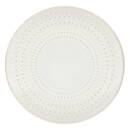 Set of 6 dessert plates "Camille" Stoneware, 20.2x20.2 cm White