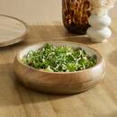 Serving bowl "Ava" Mango wood, D.31 cm White