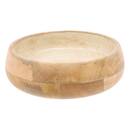 Serving bowl "Ava" Mango wood, D.25 cm White
