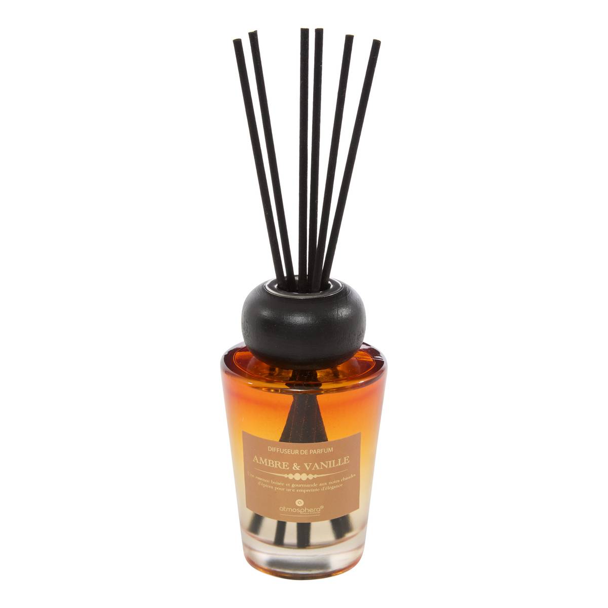 Fragrance gift set "Alma" glass, Amber and vanilla, 6.5x6.5 cm Amber and vanilla