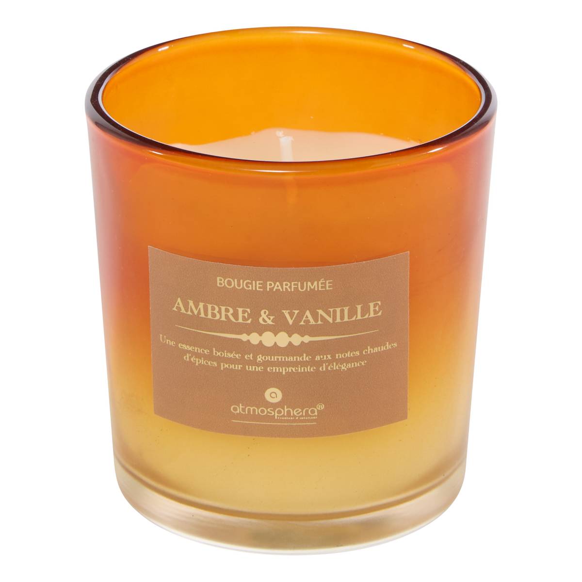 Fragrance gift set "Alma" glass, Amber and vanilla, 6.5x6.5 cm Amber and vanilla