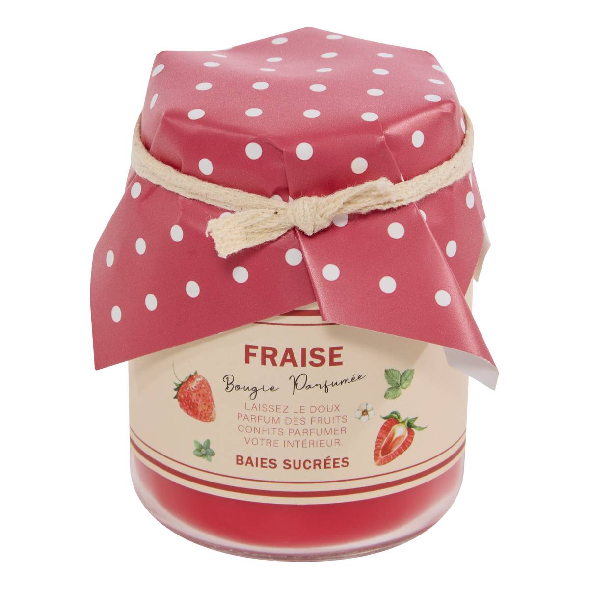 Scented candle "Petit dej à la française" 75g Blue