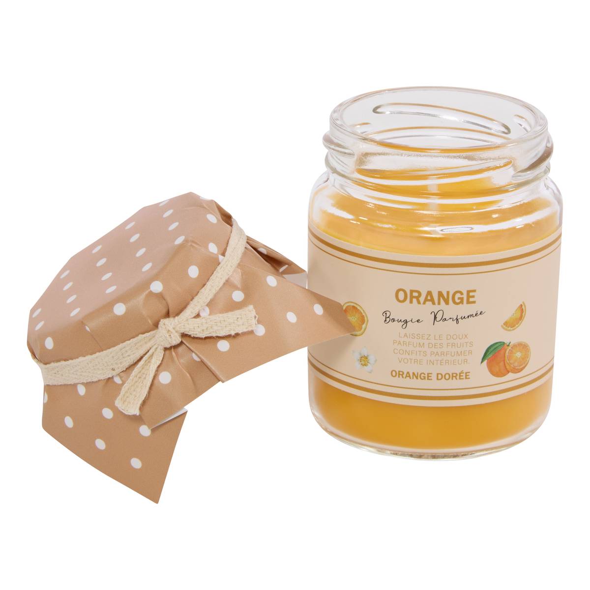 Scented candle "Petit dej à la française" 75g Blue