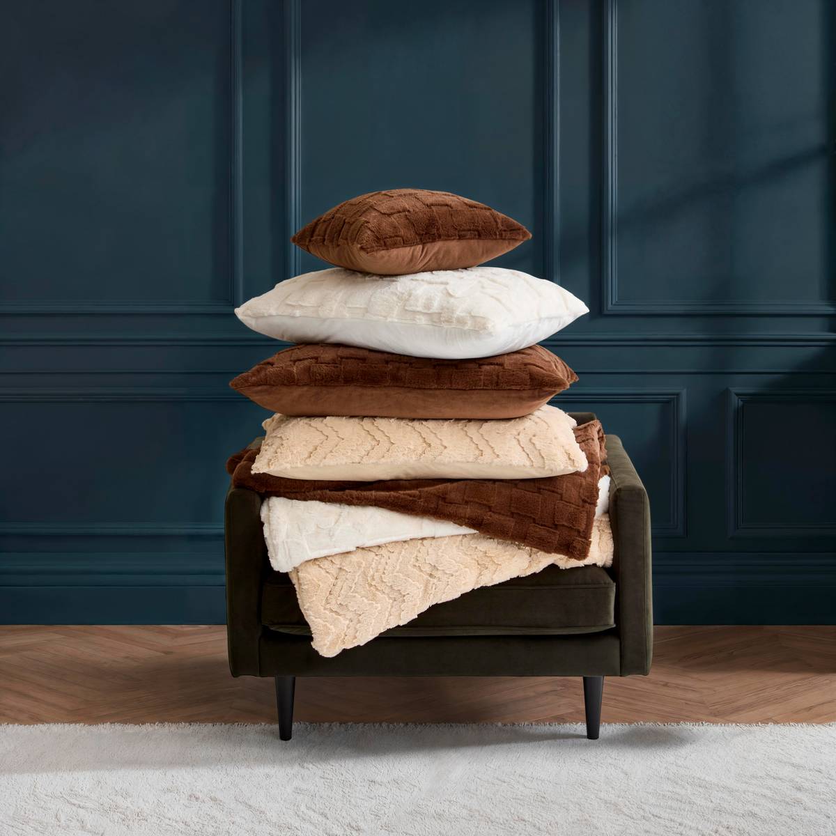 Cushion "Nalia" Beige Linen Linen beige