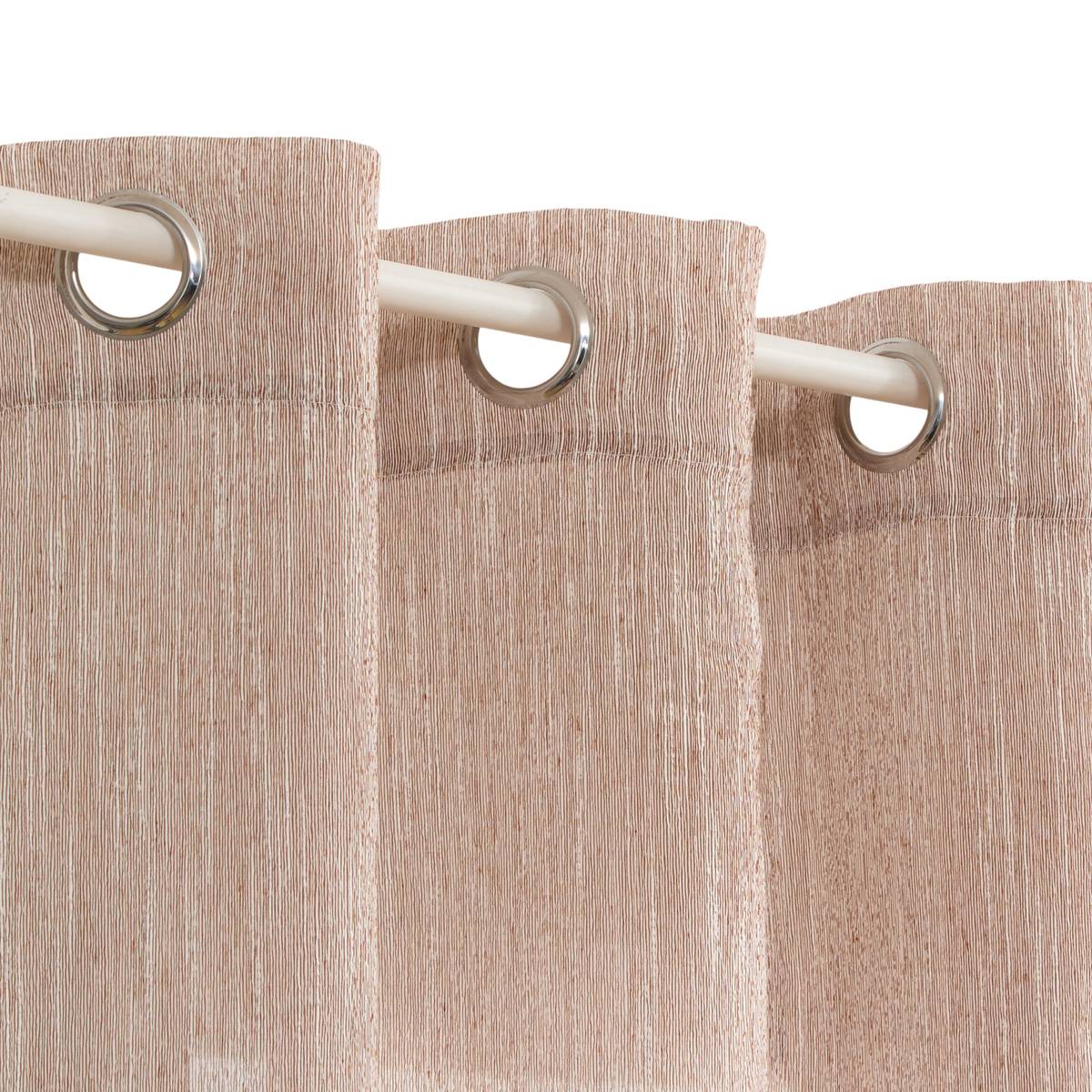 Sheer curtain "Teor" Terracotta, 240x140 cm Terracotta