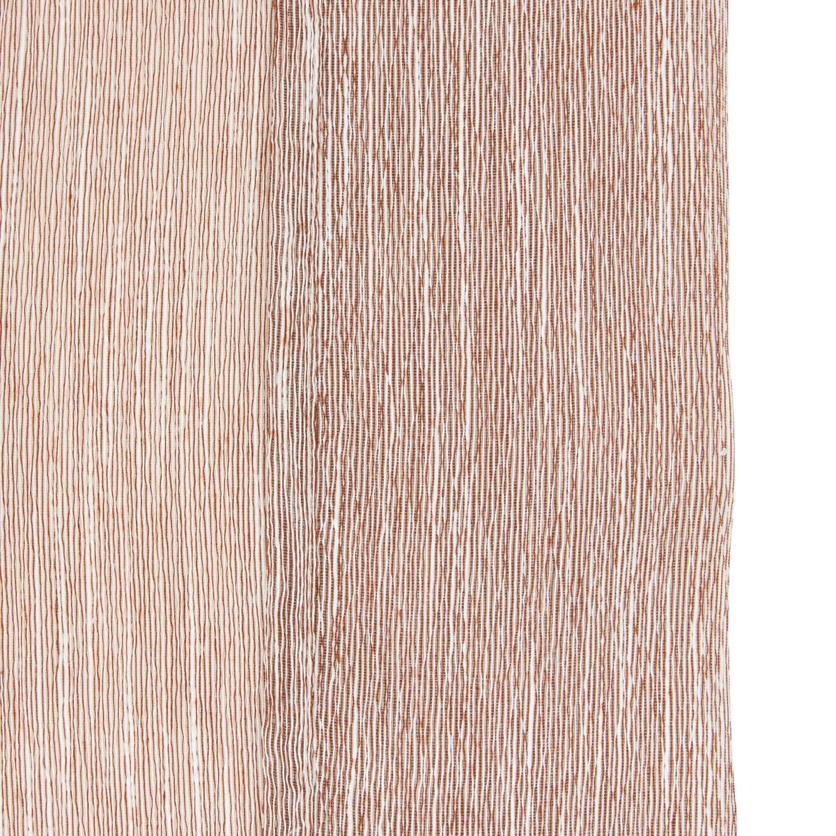 Sheer curtain "Teor" Terracotta, 240x140 cm Terracotta