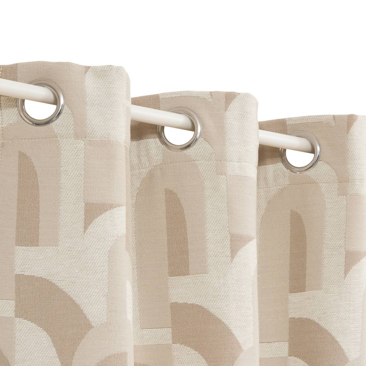 Insulating children's curtain "Marlia" Beige linen, 260x140 cm Linen beige