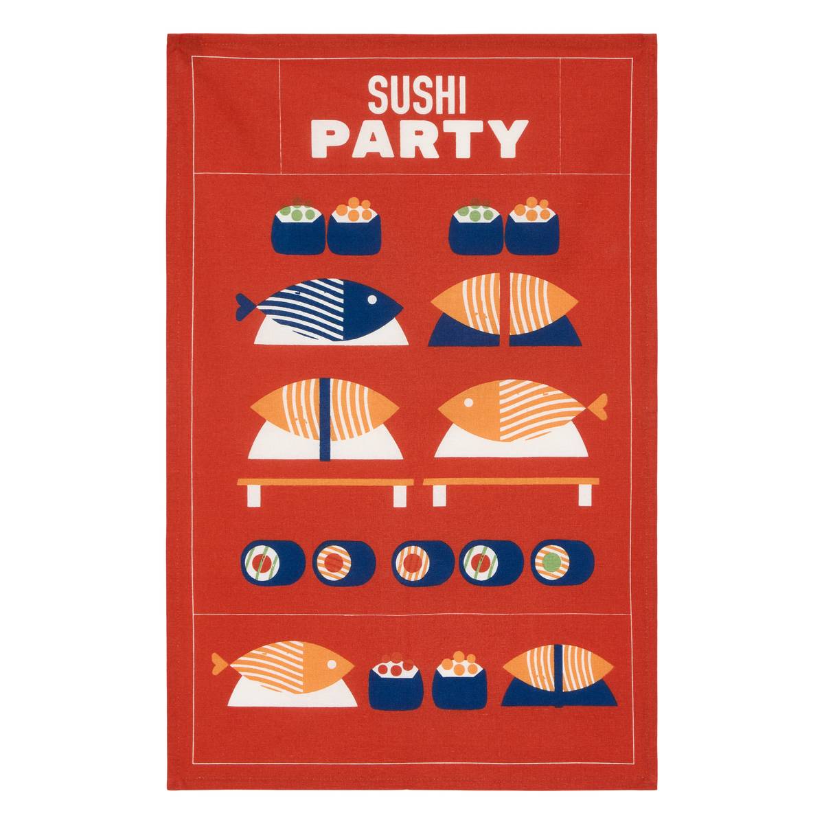 Dish towel "Nippon Line" Cotton, multicolored, 70x45 cm Multicolored