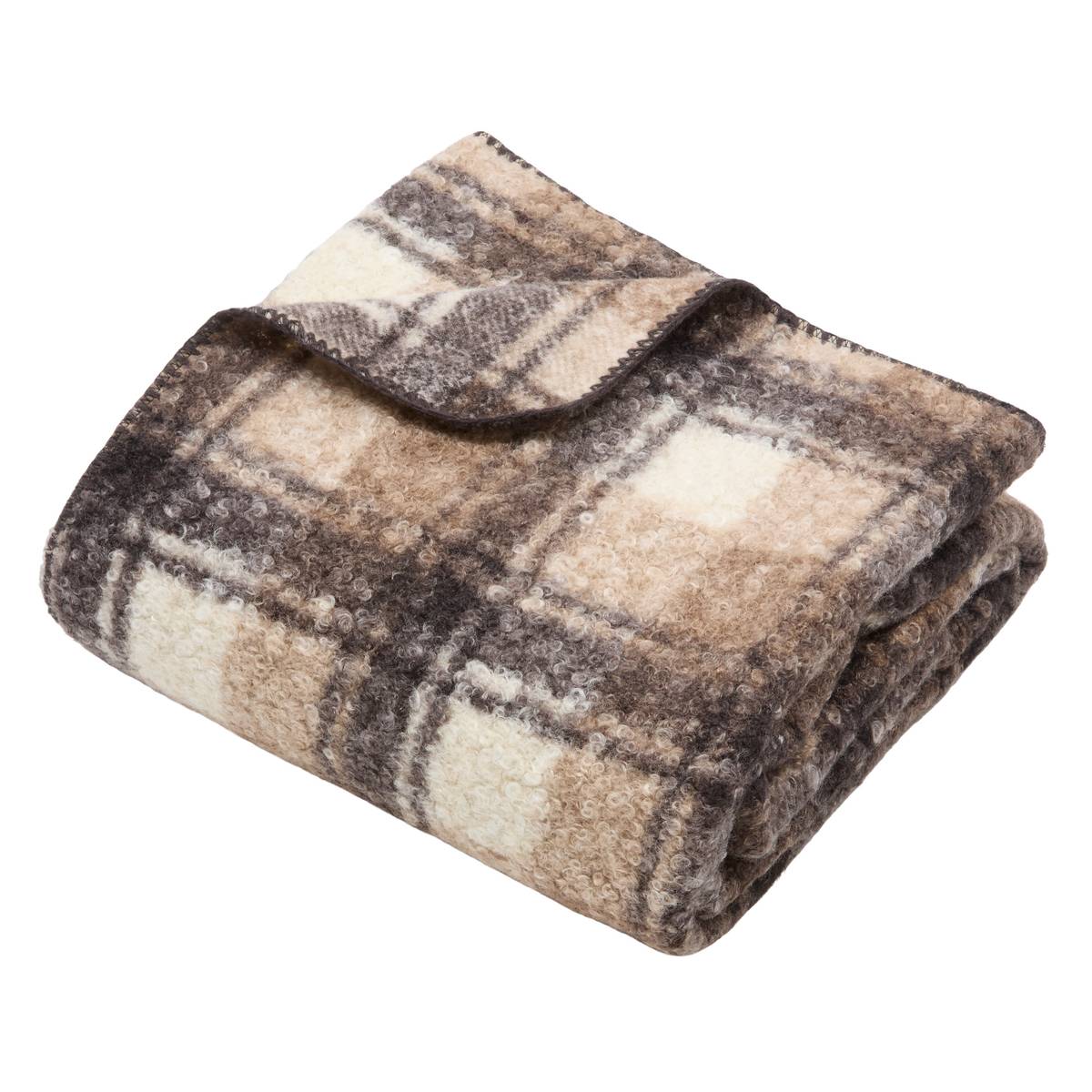 Throw "Autumn" Beige Linen, 170x130 cm Linen beige