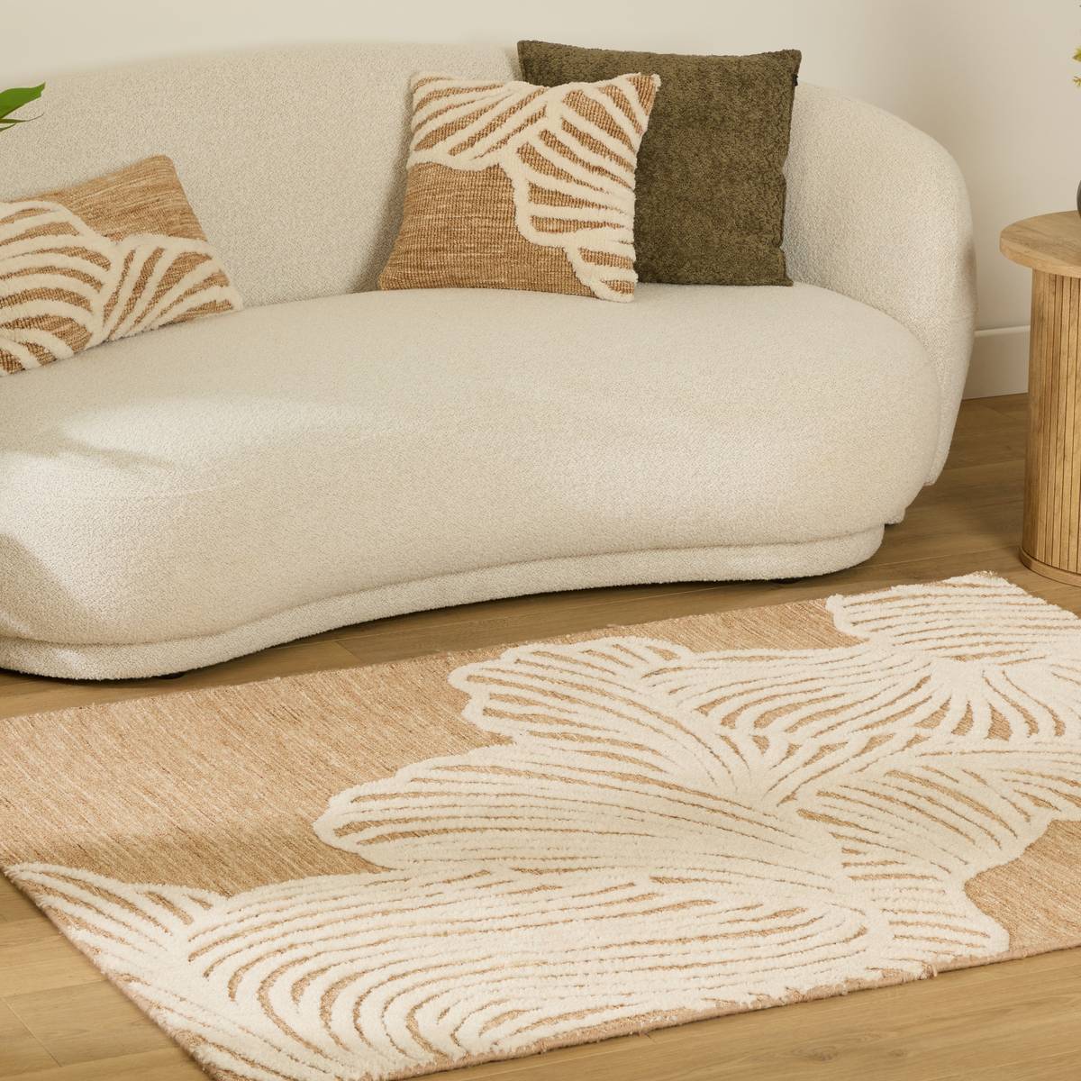 Rug "Loomia" Linen beige, 230x160 cm Linen beige