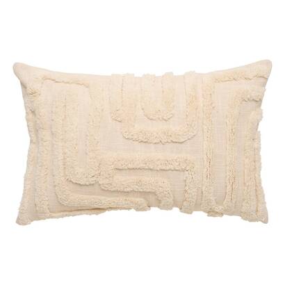 Cushion "hawki" white, 58x38 cm