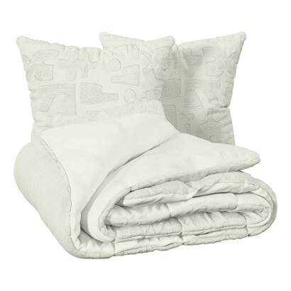 Bedding set "nyero" ivory, 240x220 cm