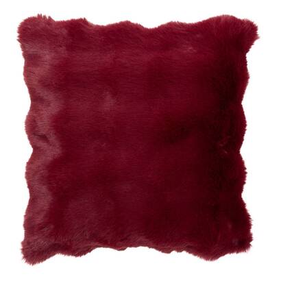 Cushion "zephy" garnet red, 45x45 cm
