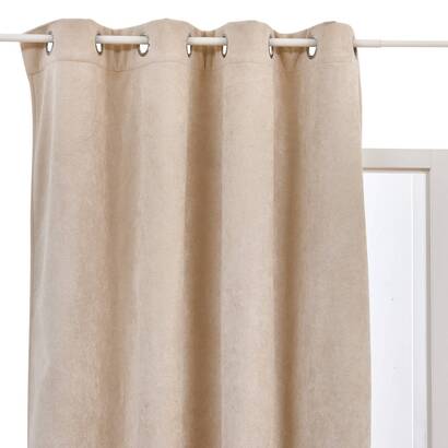 Insulating insulating curtain "autumn" beige linen, 260x140 cm