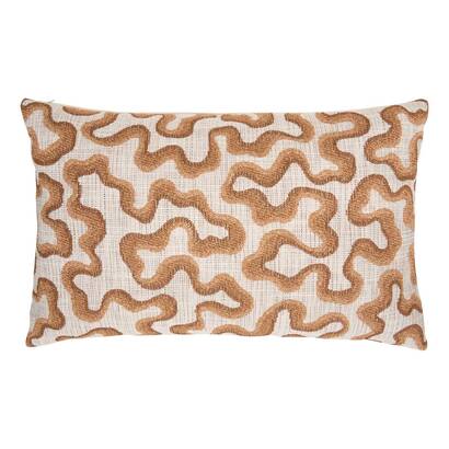 Cushion "betima" brown, 80x50 cm