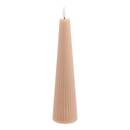 Set of 4 LED Candles "Crysta" 4 pieces Multicolored