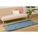 Rug "Nippon line" Indigo blue, 200x75 cm Indigo blue