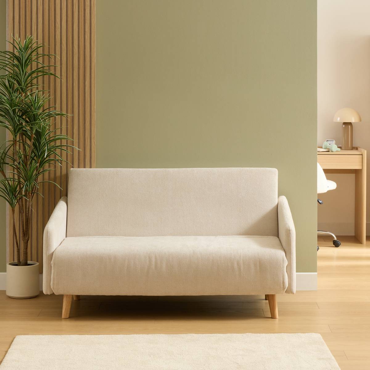 Sofa bed "Milo" 2 seats Beige