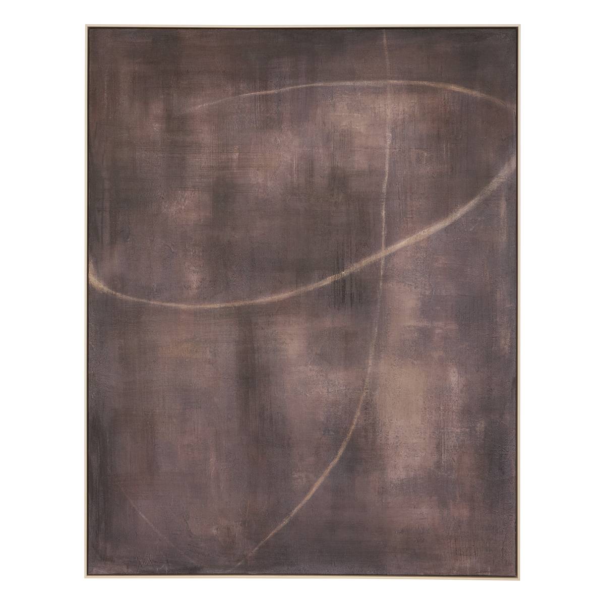Framed canvas "Ben" 148x116 cm, Brown Brown