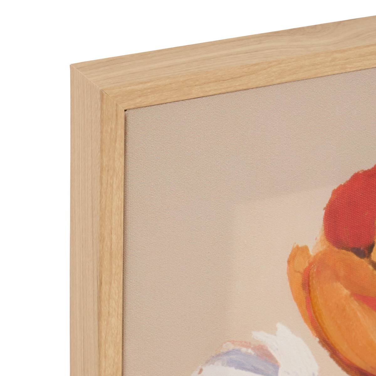 Framed painted canvas "Flori" 50x60 cm Model A